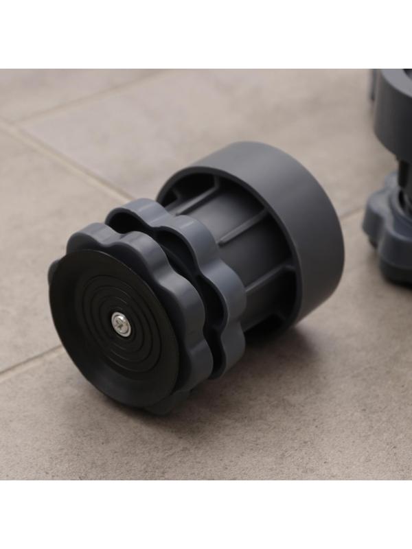 Подставки антивибрационные раздвижные, 4 шт, 6,5×8-10 см, d=4,7 см