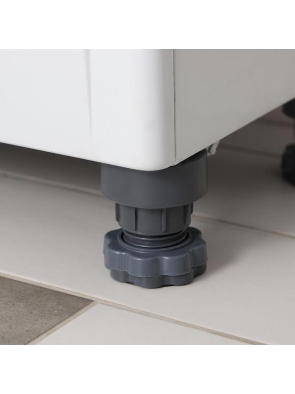 Подставки антивибрационные раздвижные, 4 шт, 6,5×8-10 см, d=4,7 см