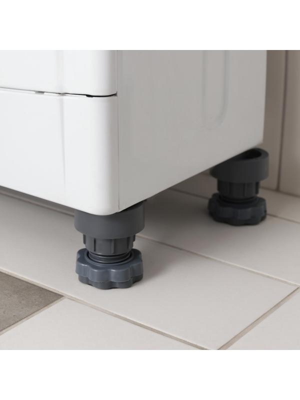 Подставки антивибрационные раздвижные, 4 шт, 6,5×8-10 см, d=4,7 см