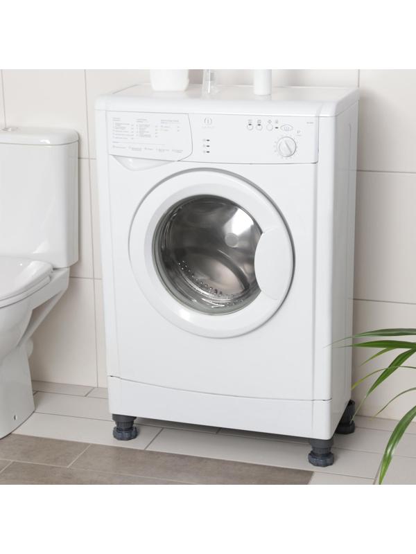 Подставки антивибрационные раздвижные, 4 шт, 6,5×8-10 см, d=4,7 см