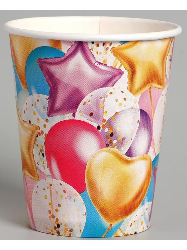 Набор бумажной посуды «Шары»