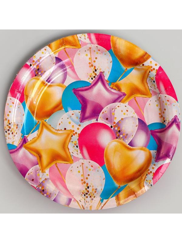 Набор бумажной посуды «Шары»