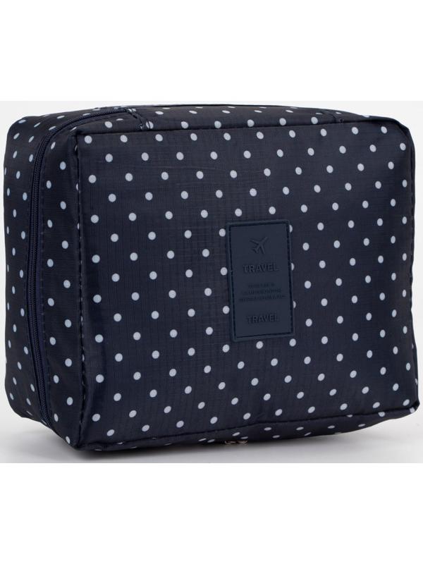 Косметичка на молнии, цвет синий