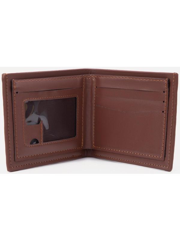 Портмоне без застёжки, для купюр, для карт, цвет светло-коричневый