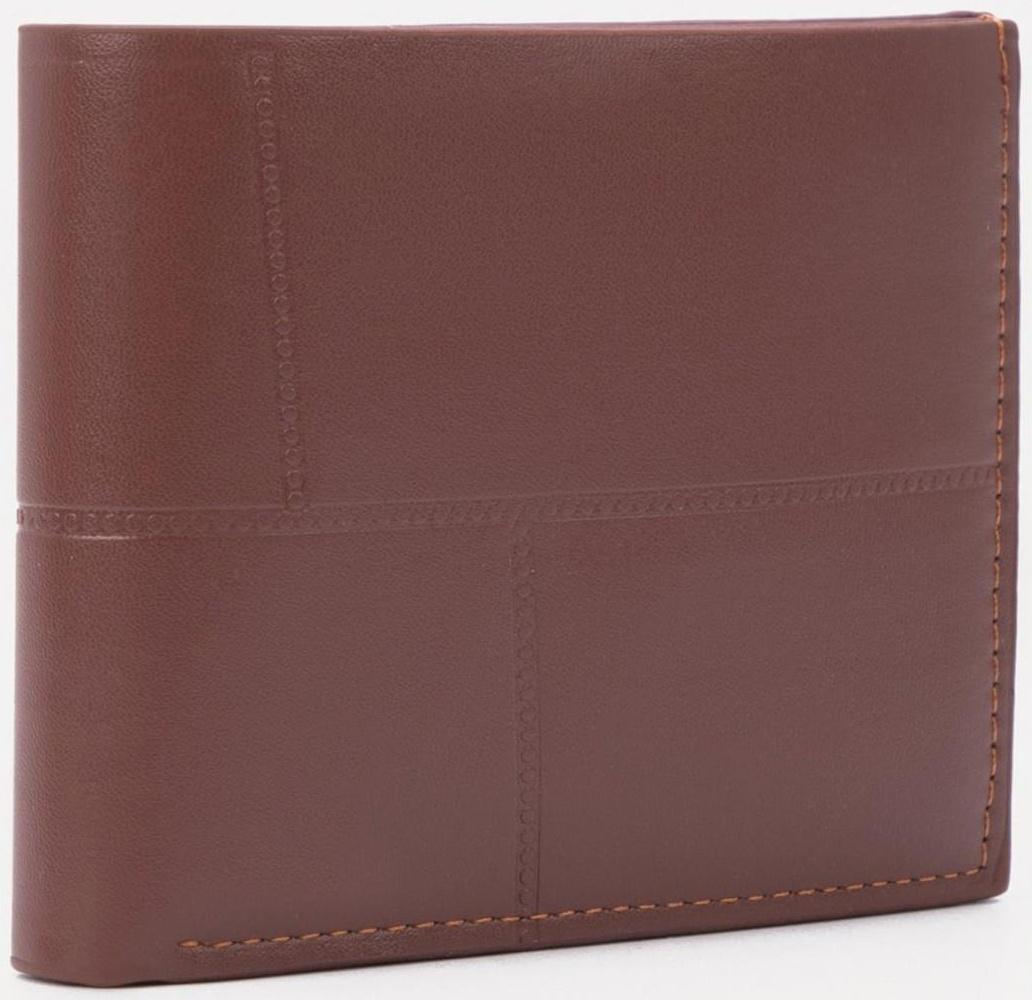 Портмоне без застёжки, для купюр, для карт, цвет светло-коричневый