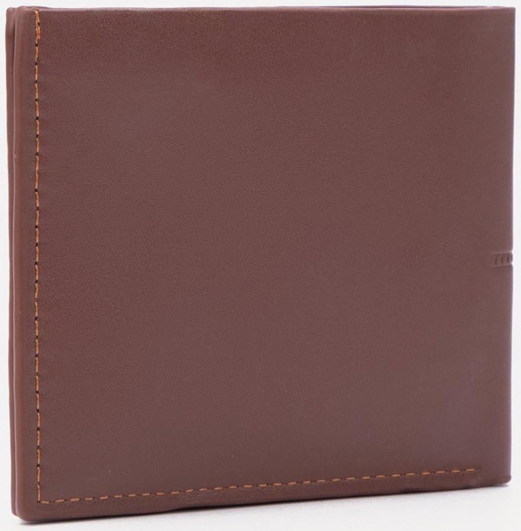 Портмоне без застёжки, для купюр, для карт, цвет светло-коричневый