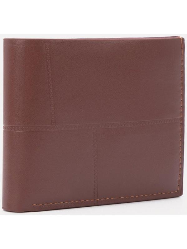 Портмоне без застёжки, для купюр, для карт, цвет светло-коричневый