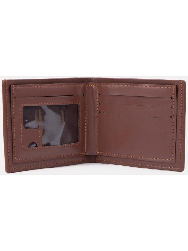 Портмоне без застёжки, для купюр, для карт, цвет светло-коричневый