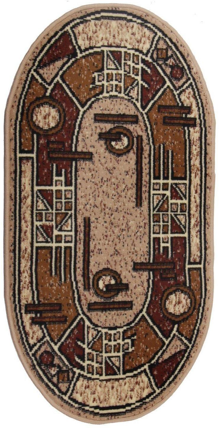 Ковёр «Мокко» овальный 100х200 см, 100% полипропилен, джут