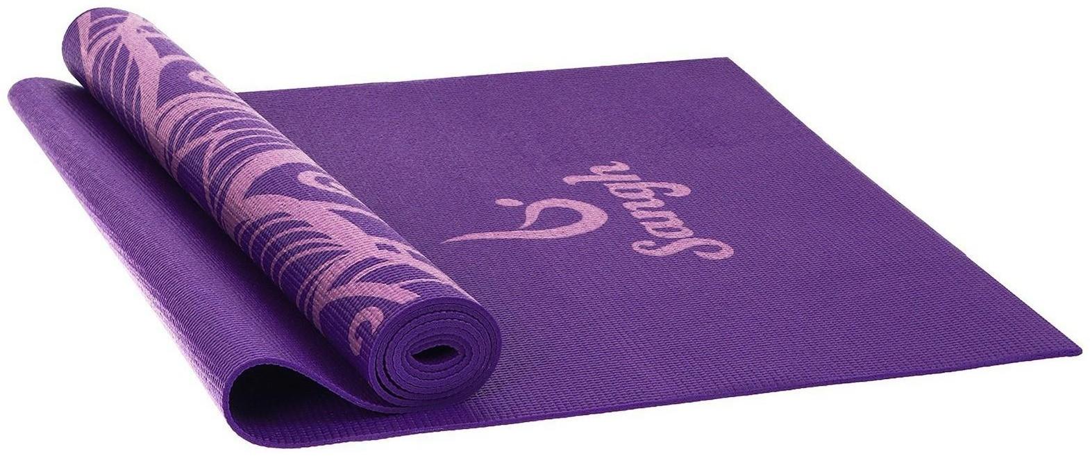 Коврик для йоги «Мандала» 173 х 61 х 0,4 см, цвет фиолетовый