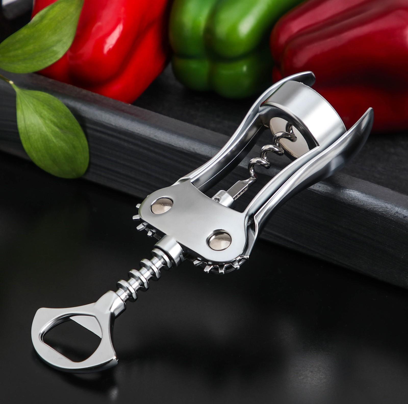 Штопор Magistro Volt, нержавеющая сталь