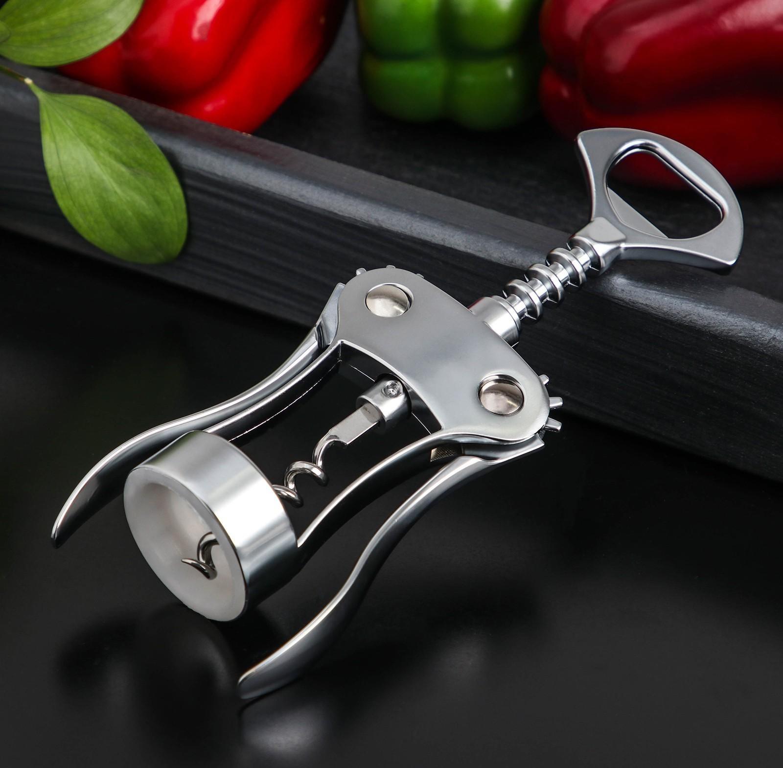 Штопор Magistro Volt, нержавеющая сталь