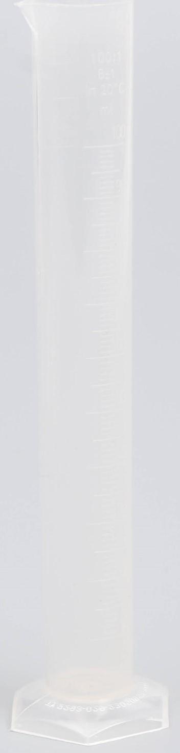 Цилиндр 100 мл с носиком (объёмная шкала)