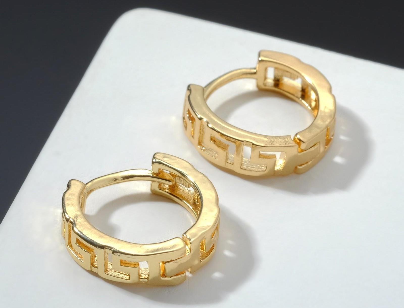 Серьги-кольца 