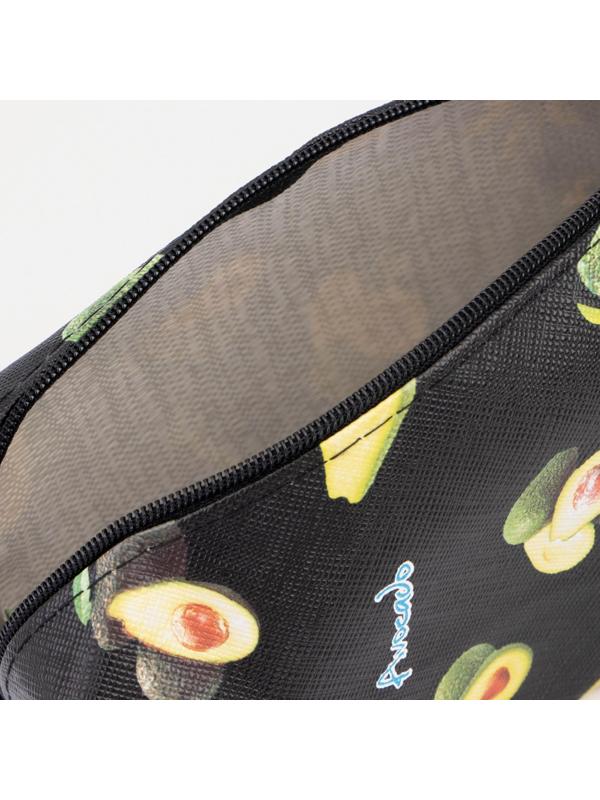 Косметичка на молнии, цвет чёрный