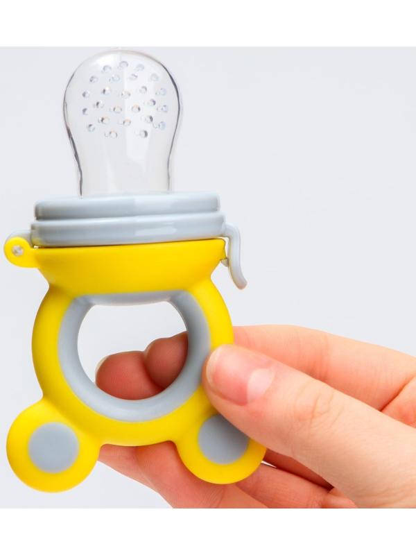 Ниблер для прикорма с силиконовой сеточкой «Ушки»