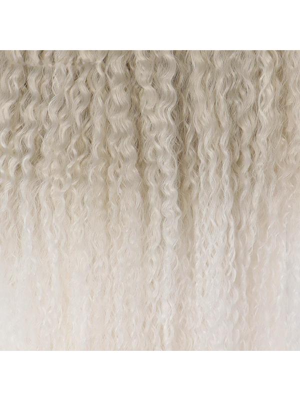 САМБА Афролоконы, 60 см, 270 гр, цвет пепельный/белый HKB454/60 (Бразилька)