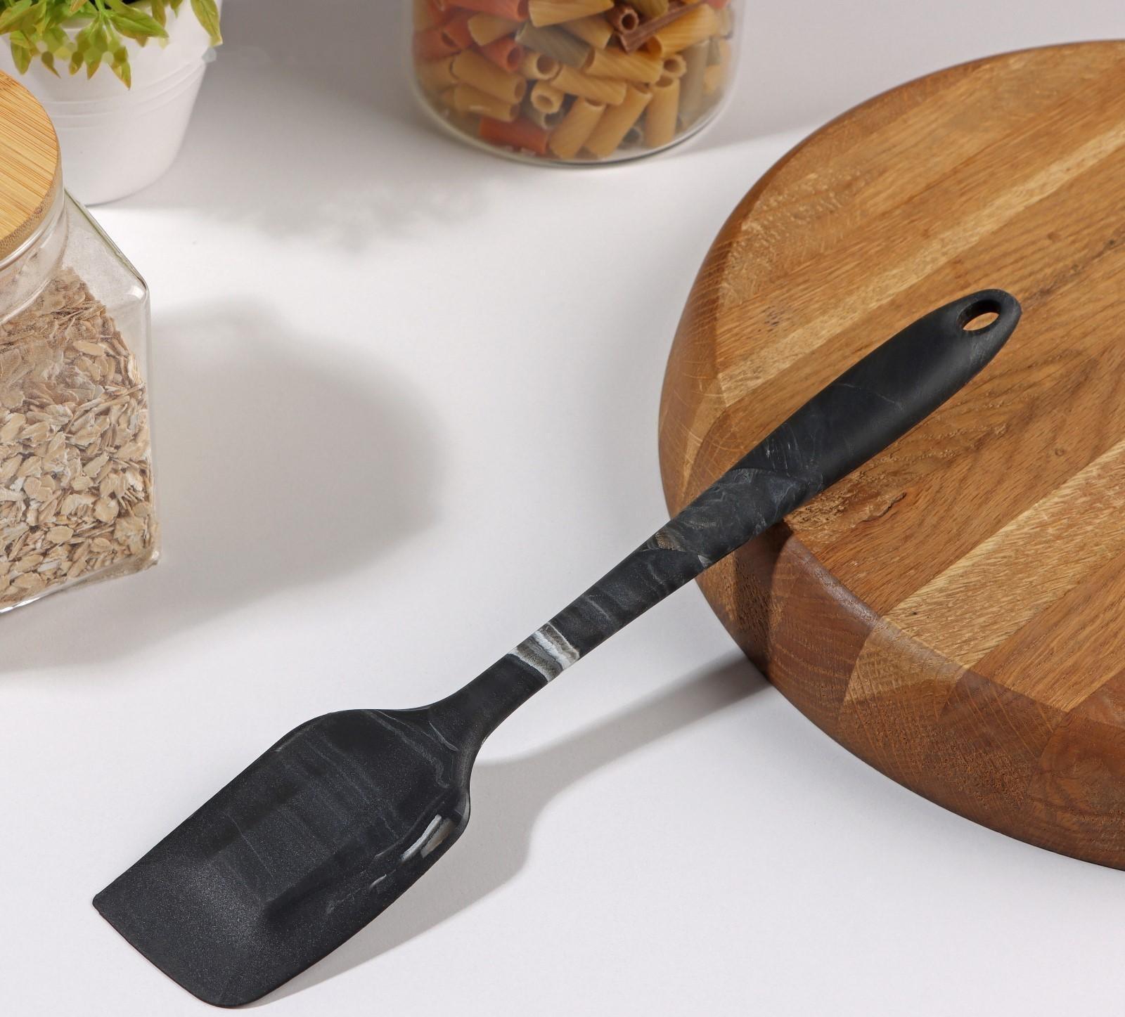 Лопатка Доляна «Сириус», 28×6×1,5 см, цвет чёрный