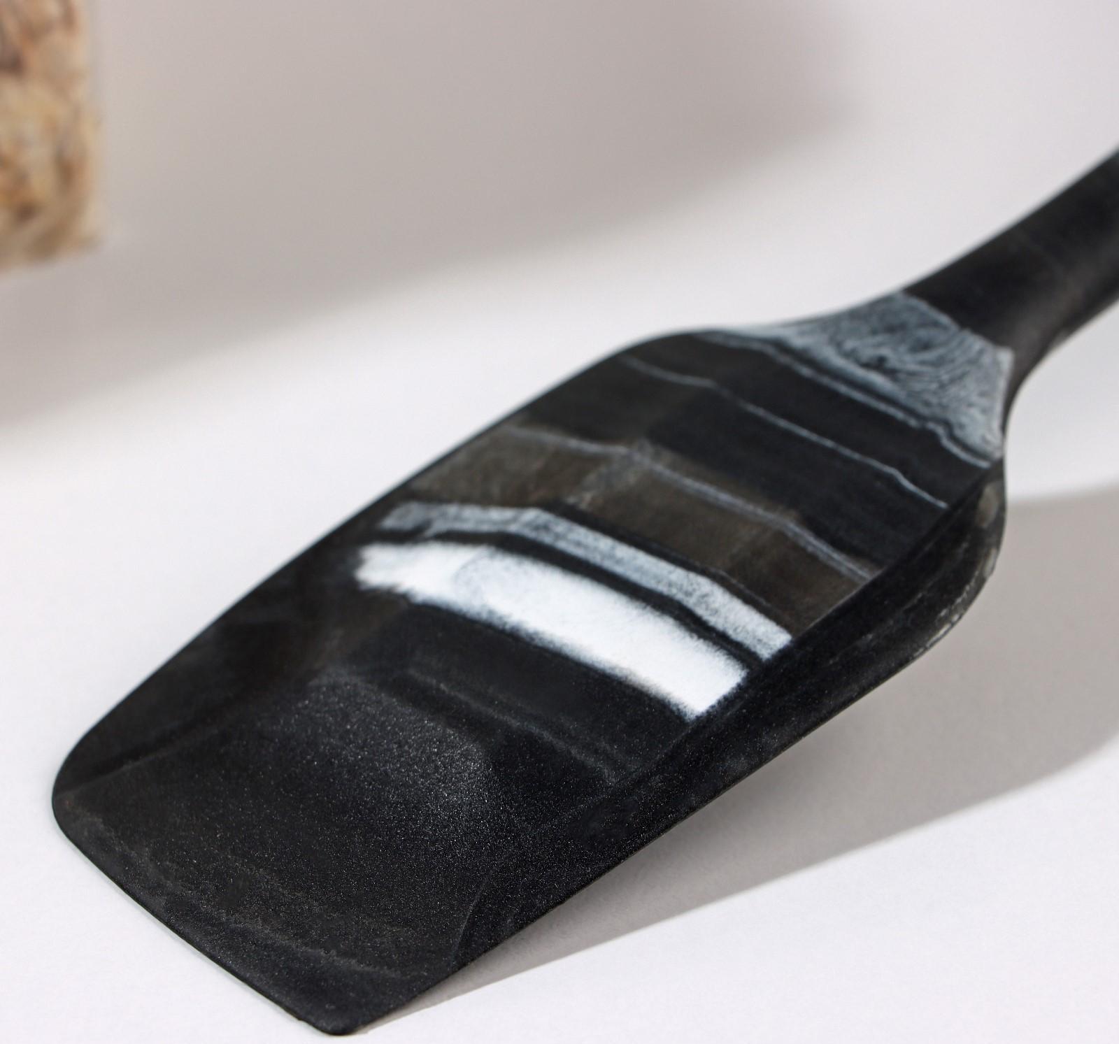 Лопатка Доляна «Сириус», 28×6×1,5 см, цвет чёрный