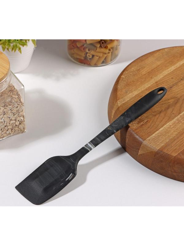 Лопатка Доляна «Сириус», 28×6×1,5 см, цвет чёрный