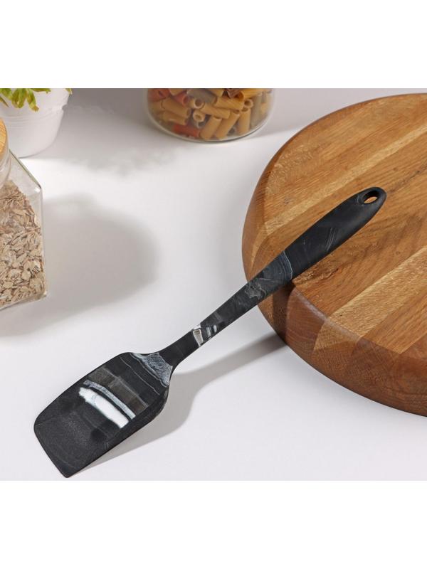 Лопатка Доляна «Сириус», 28×6×1,5 см, цвет чёрный