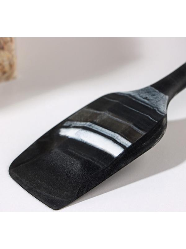 Лопатка Доляна «Сириус», 28×6×1,5 см, цвет чёрный