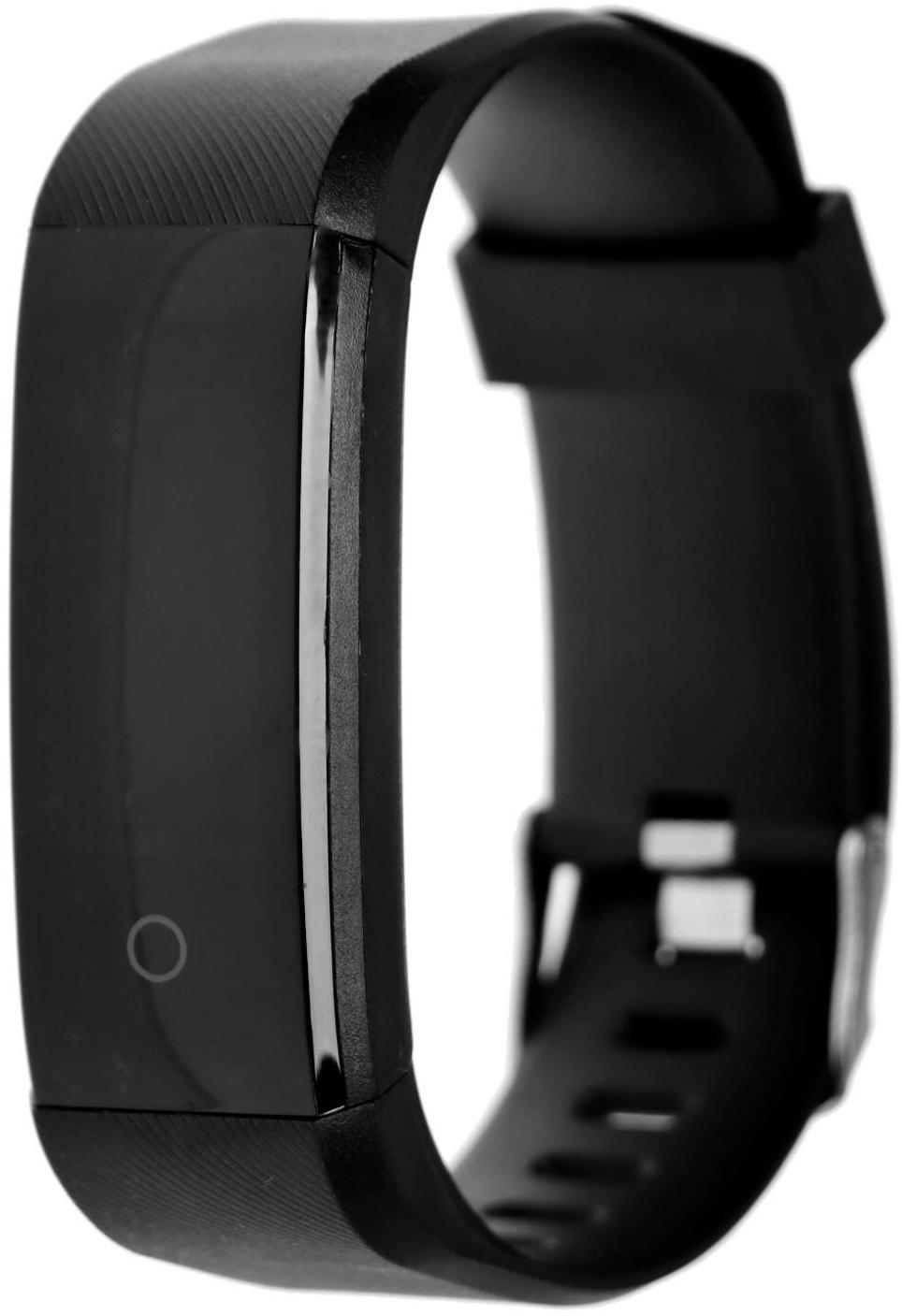 Фитнес-браслет MB Mobility mft-115, цветной дисплей, пульсометр, оповещения, шагомер, черный