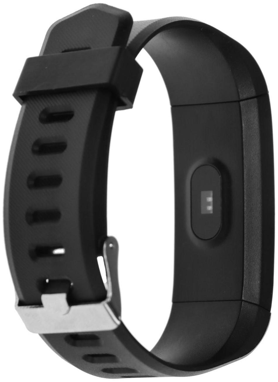 Фитнес-браслет MB Mobility mft-115, цветной дисплей, пульсометр, оповещения, шагомер, черный