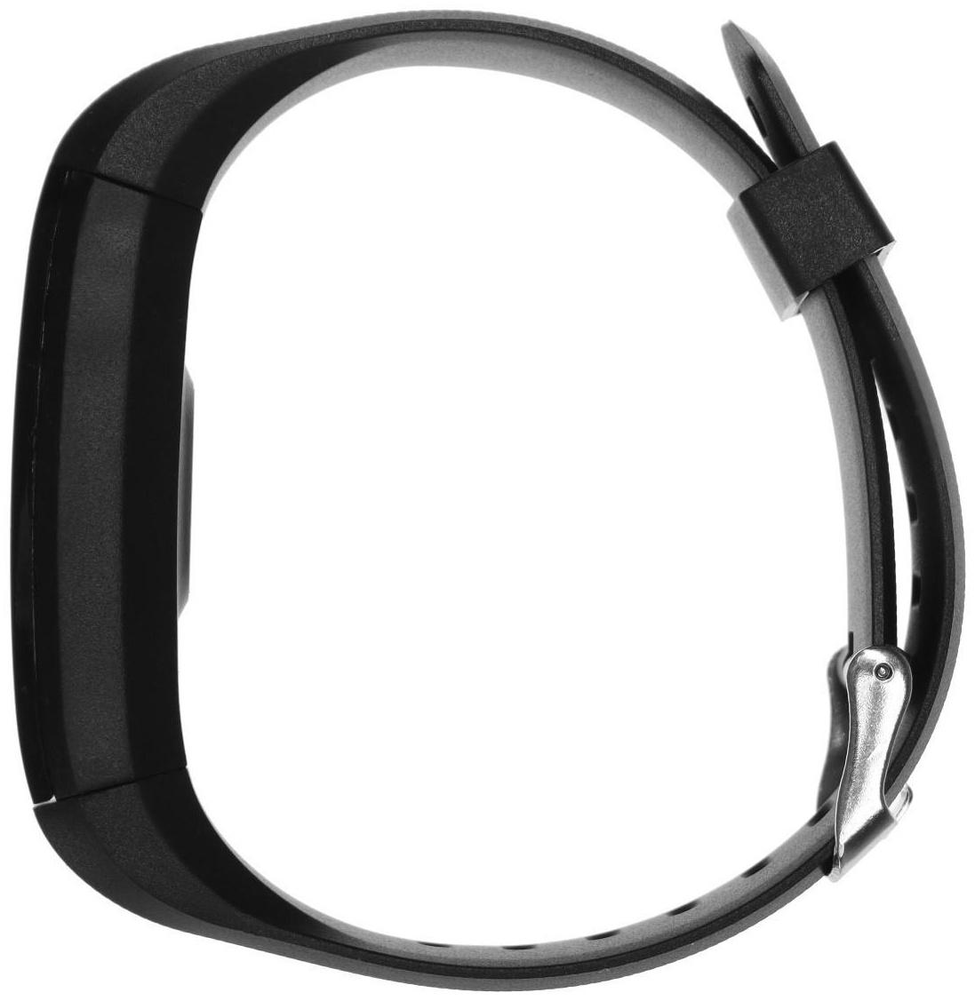 Фитнес-браслет MB Mobility mft-115, цветной дисплей, пульсометр, оповещения, шагомер, черный