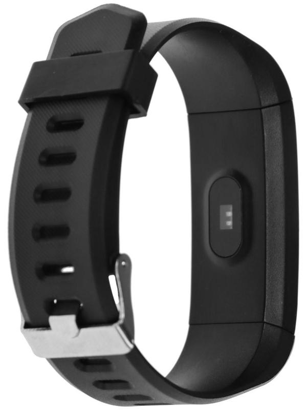 Фитнес-браслет MB Mobility mft-115, цветной дисплей, пульсометр, оповещения, шагомер, черный