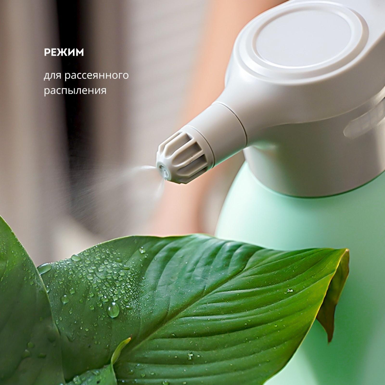 Опрыскиватель для растений Galaxy LINE GL 6900, 5 Вт, 1.5 л, 2 режима, от АКБ, зелёный