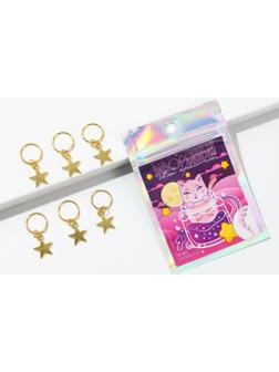 Колечки для волос «Завораживай своей красотой», пирсинг, 6 шт.