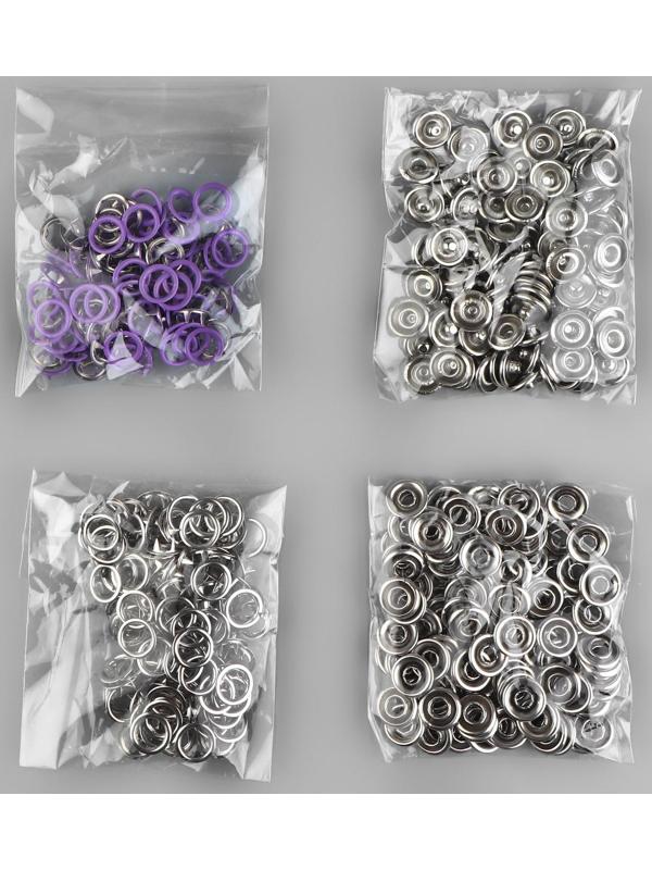 Кнопка рубашечная, d = 9,5 мм, цвет фиолетовый