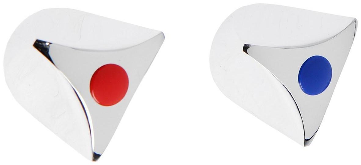 Ручка на смеситель ZEIN Z203, для кран-букс со штоком на 24 шлица, цинк, цвет хром