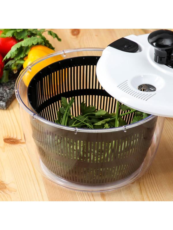 Центрифуга для сушки зелени Magistro Vegan pro, 5 л, пластик, цвет чёрно-белый