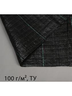 Агроткань застилочная, с разметкой, 10 × 1.6 м, плотность 100 г/м², полипропилен, Greengo, Эконом 50%