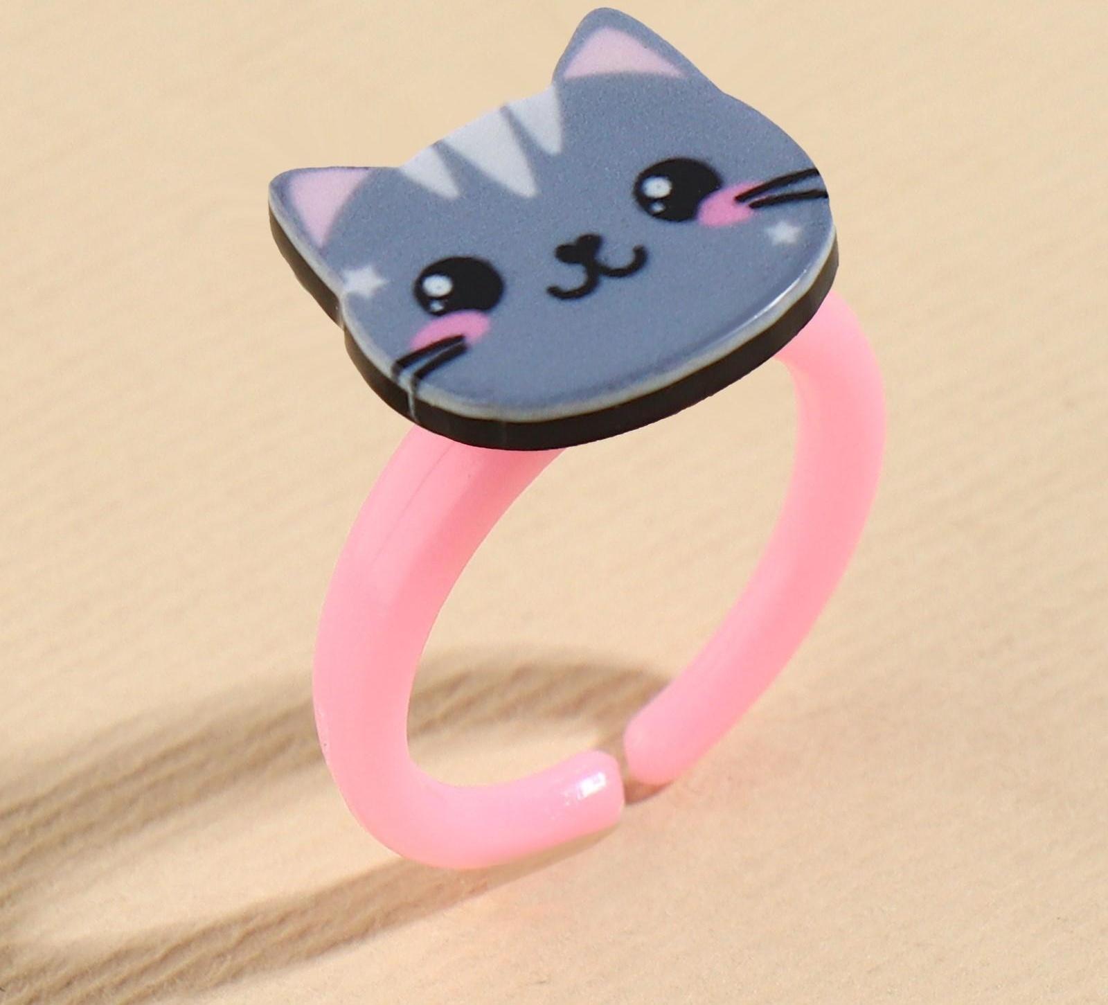 Детские кольца в наборе «Улыбайся», 5 шт, безразмерные