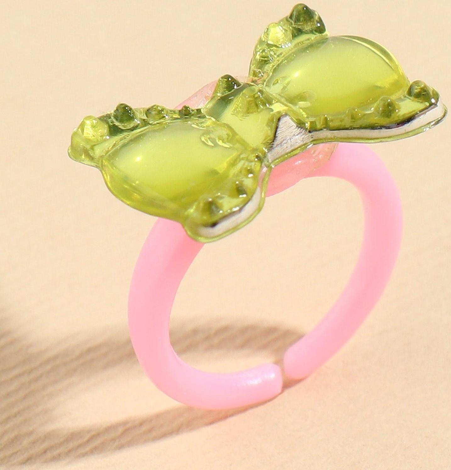 Детские кольца в наборе «Улыбайся», 5 шт, безразмерные