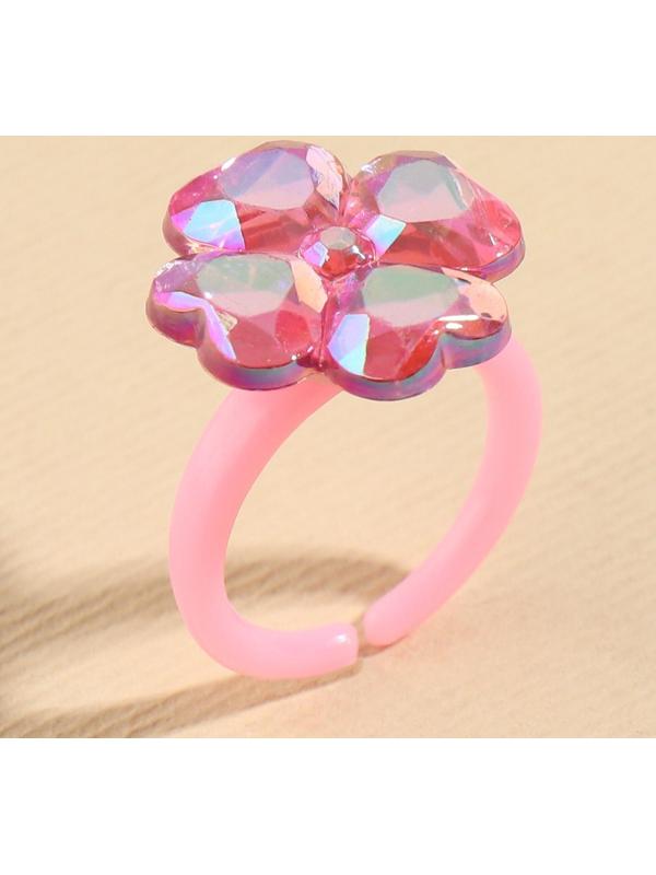 Детские кольца в наборе «Улыбайся», 5 шт, безразмерные