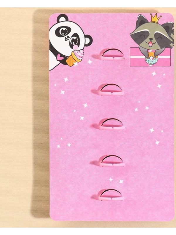 Детские кольца в наборе «Улыбайся», 5 шт, безразмерные