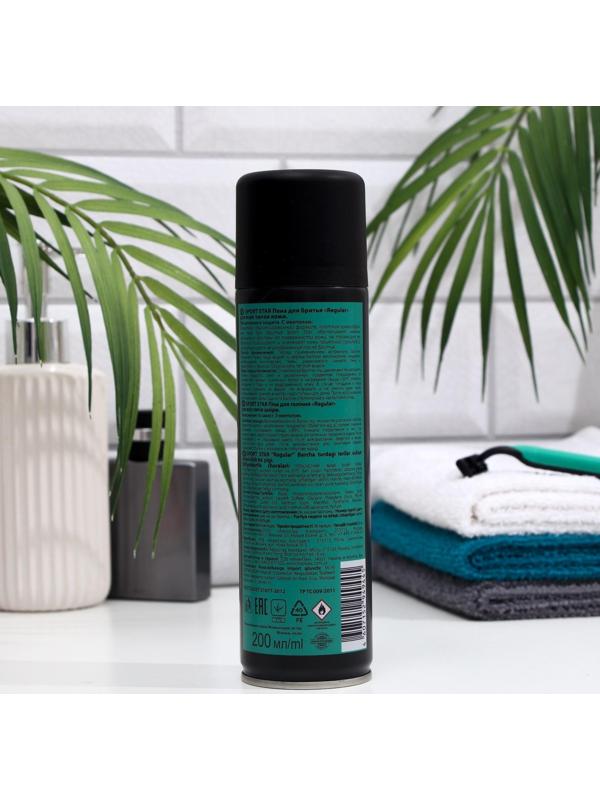 Пена для бритья Sport Star Regular, для всех типов кожи, 200 мл