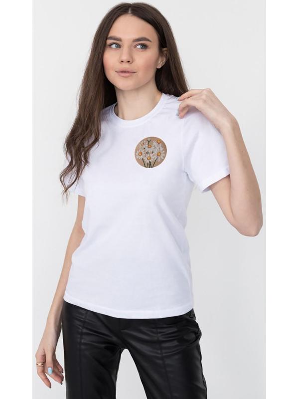 Термоаппликация «Ромашки», d = 4,7 см, цвет белый