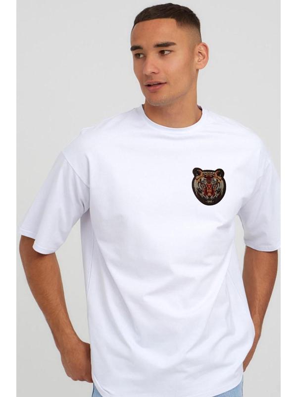 Термоаппликация «Тигр», 5,6 × 6,3 см, цвет коричневый