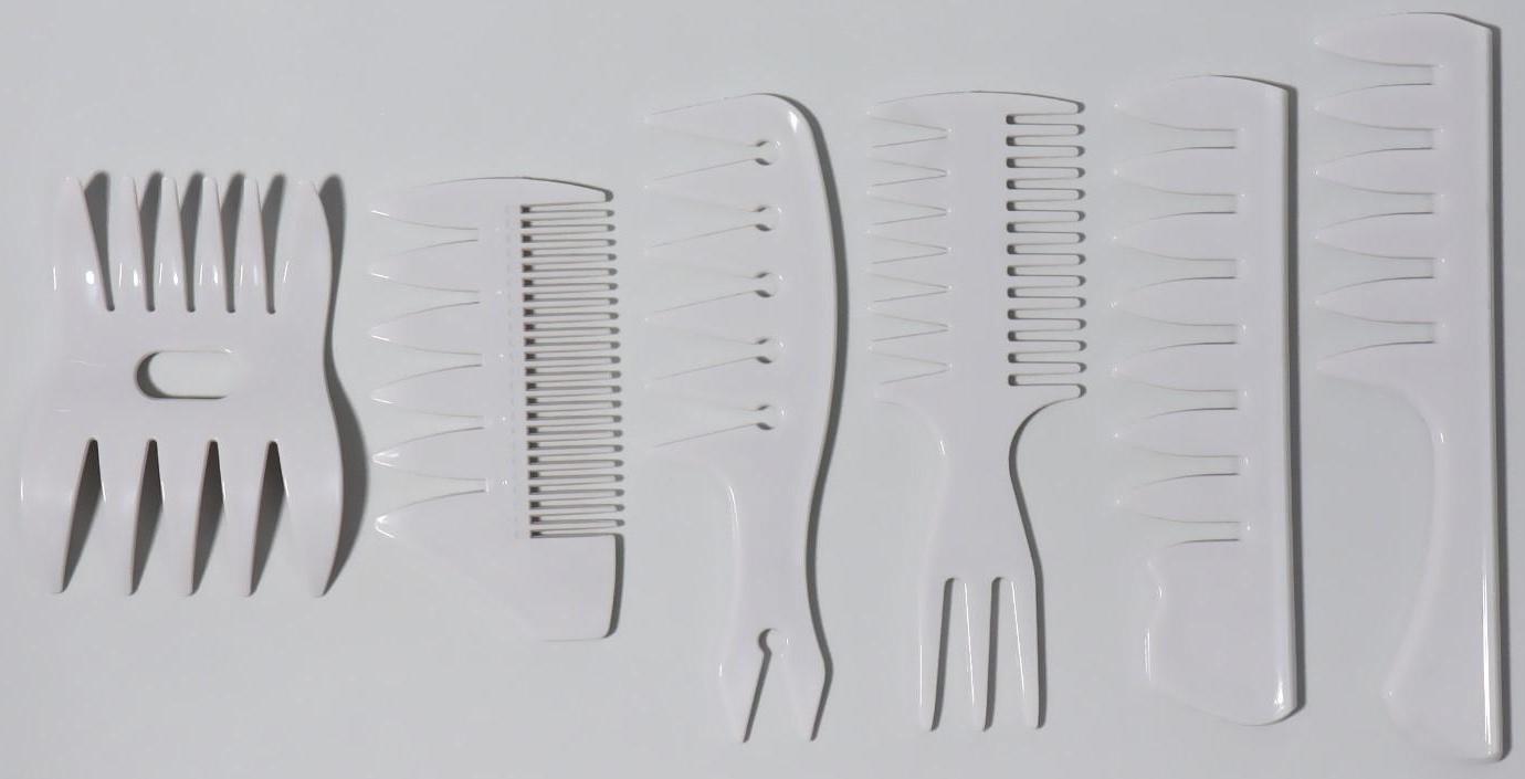 Набор расчёсок, 6 предметов, цвет МИКС