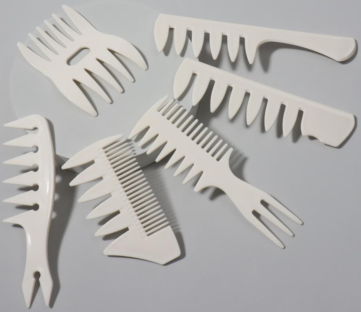 Набор расчёсок, 6 предметов, цвет МИКС