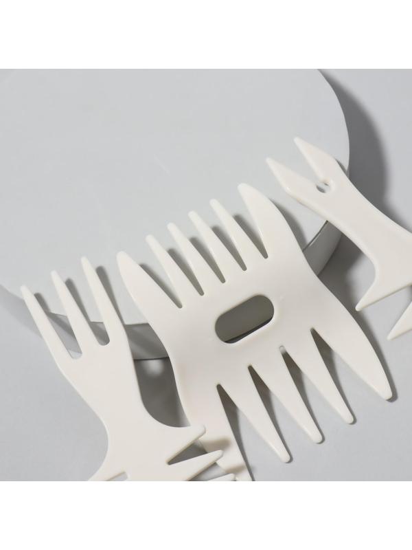 Набор расчёсок, 6 предметов, цвет МИКС