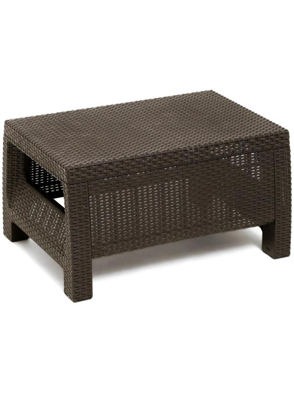 Набор садовой мебели: диван двухместный, два кресла, стол, мокко