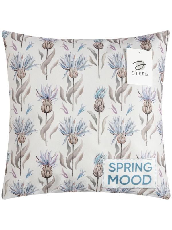 Наволочка декоративная Этель «Spring mood» 40х40 см, велюр, 100% п/э