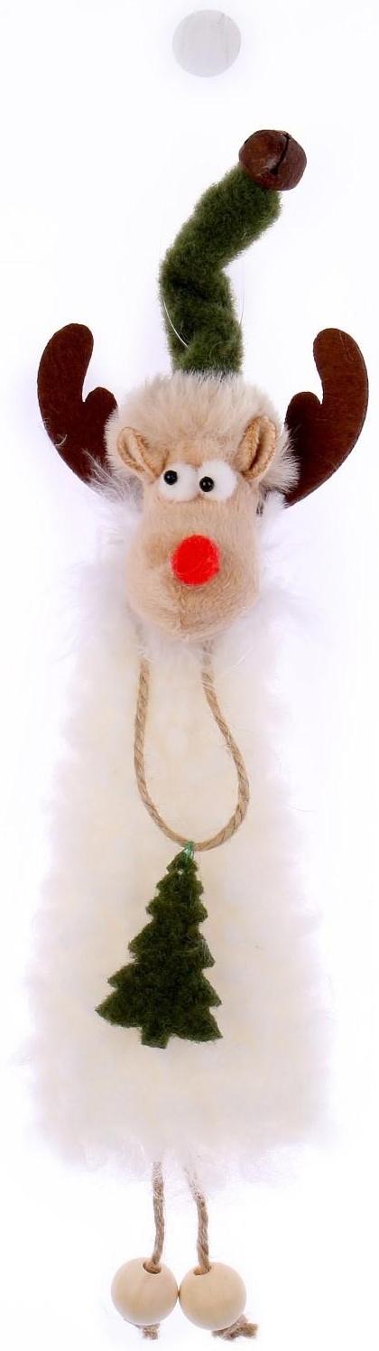 Подвеска «Новогодний олень», цвета МИКС