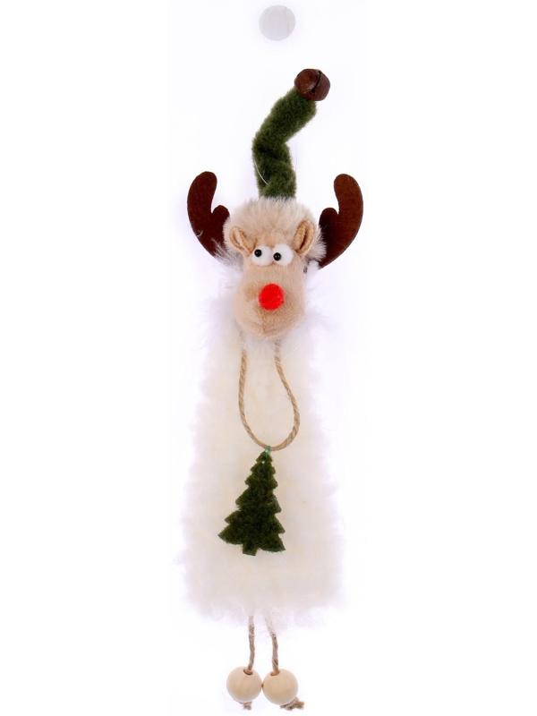 Подвеска «Новогодний олень», цвета МИКС